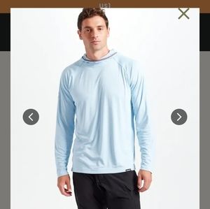 TRUEWERK Mens B1Sun Hoodie sky blue Large